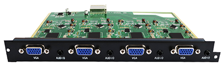 無縫4路VGA、音頻輸入/輸出卡